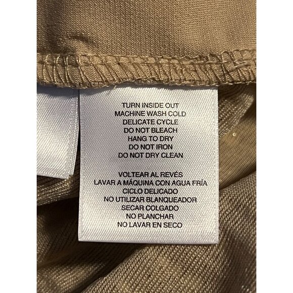 Anne Klein Plus Size Womens 2-fer Top Blouse Gold Sequin Scoop Long Sleeve New - Picture 9 of 10